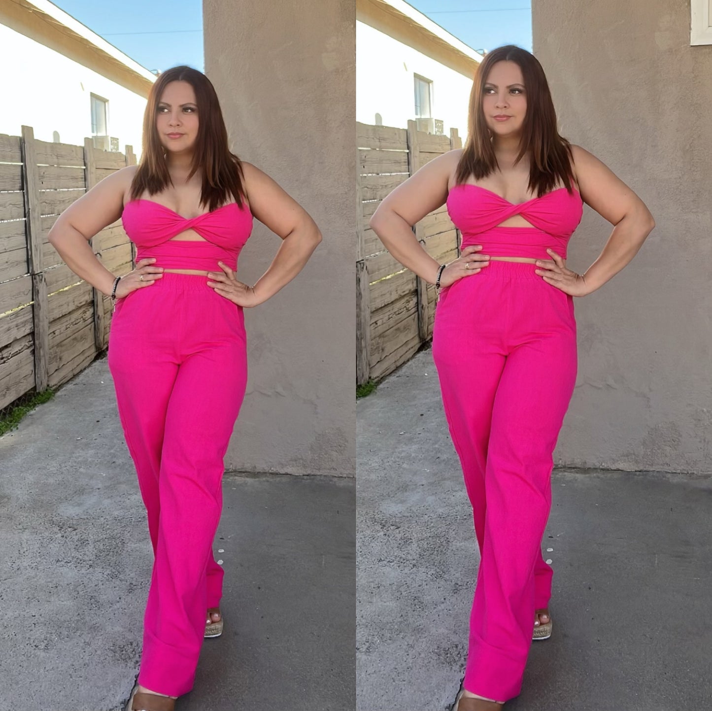 Kim Set 2 pieces (Fushia)