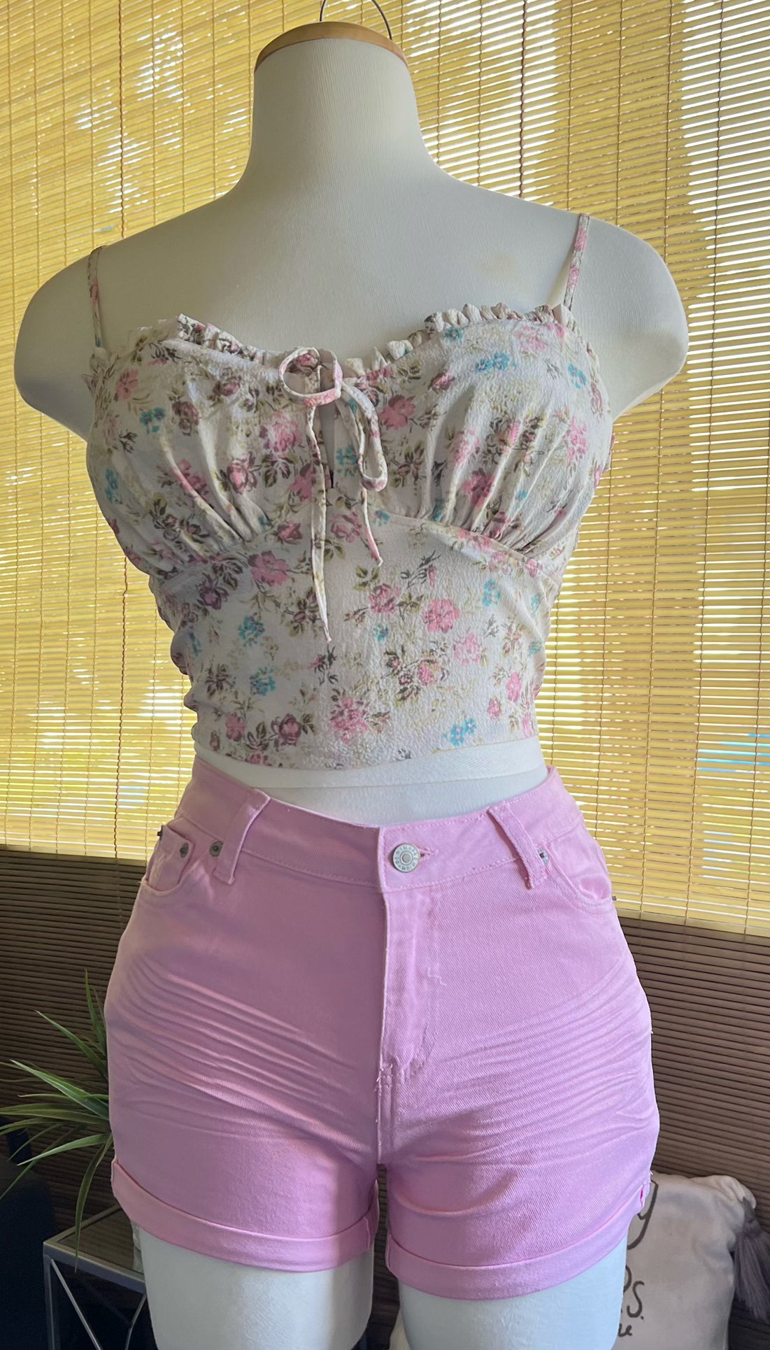 Yury floral Top (pink)