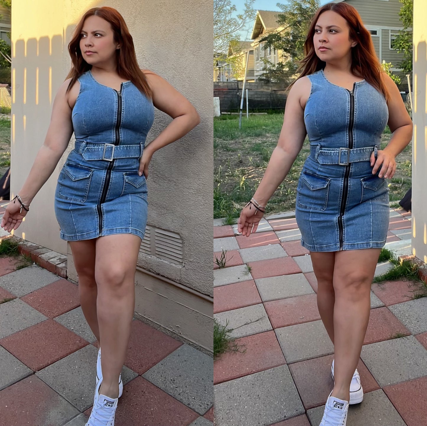 Amanda denim dress